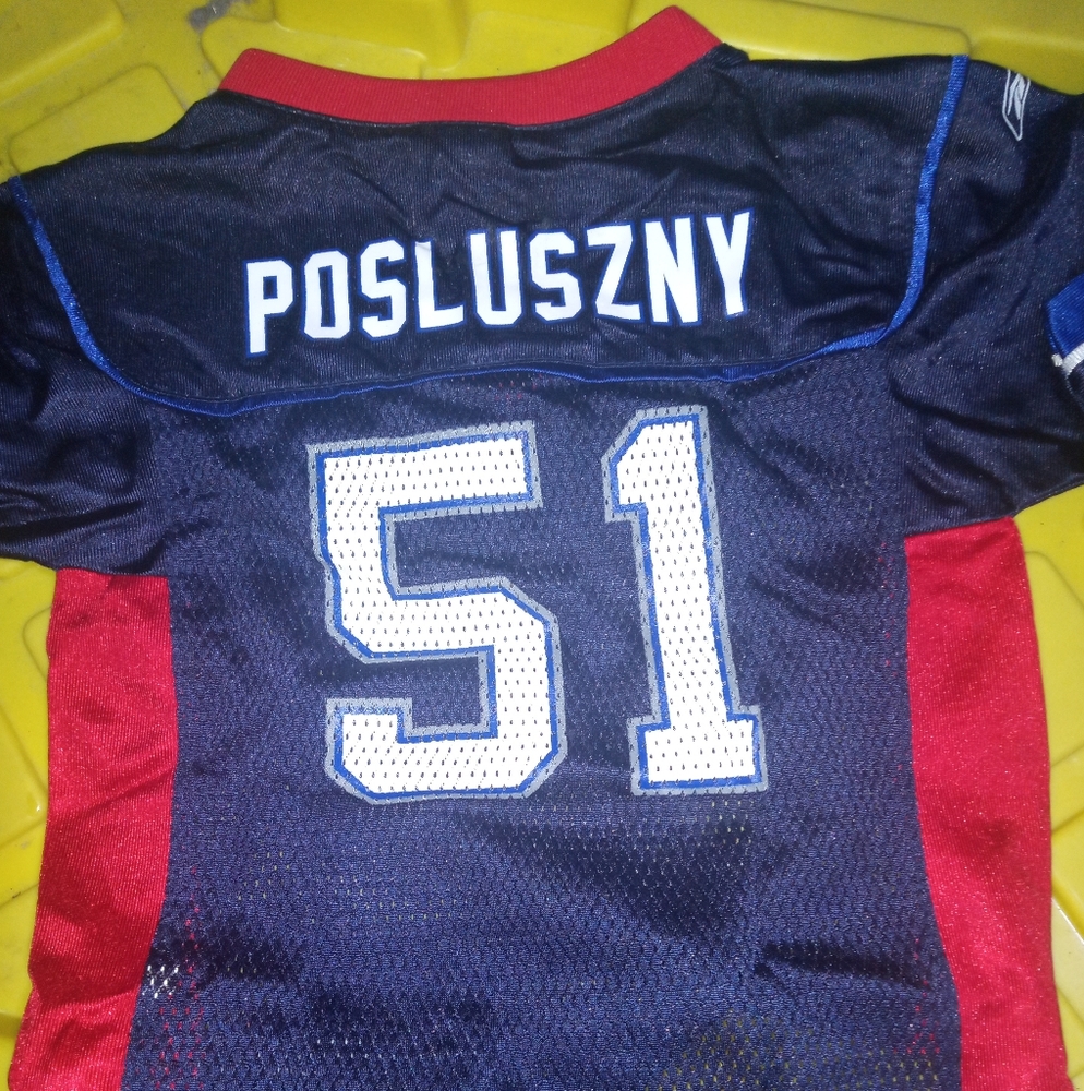 Boys Size 4T Reebok NFL Jersey 🏈 🏈🏈#51 POSLUSZNY NWOT $$$AVE$$$
